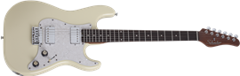 Schecter    DIAMOND SERIES  Jack Fowler Traditional HT Ivory 6-String Electric Guitar  2022